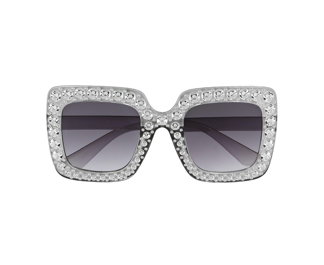 Zestaw Disco (diadem, okulary, naszyjnik, pierścionek i kolczyki)